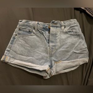 Forever 21 Light Wash Shorts Size 26